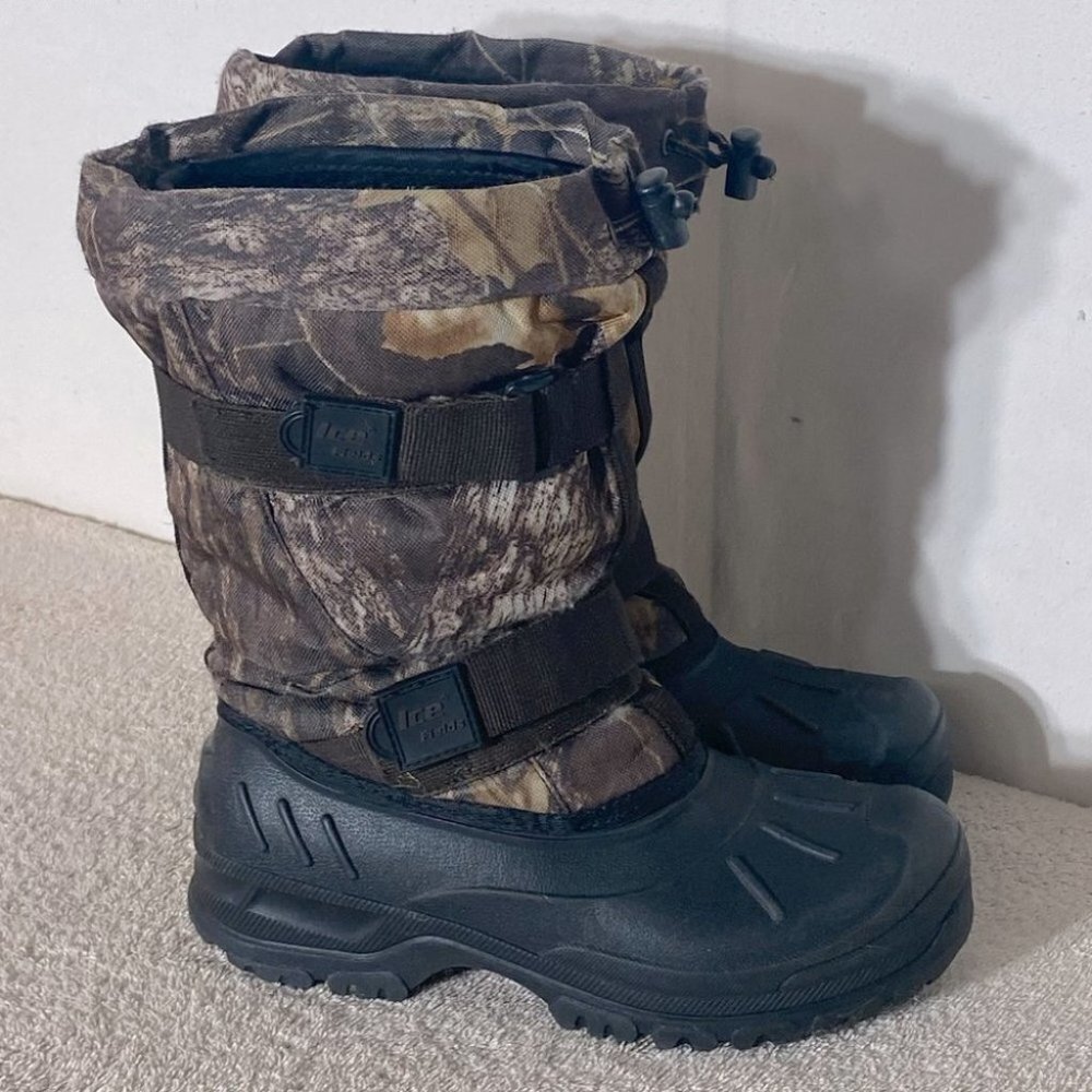 5/$25 Ice Fields Hard Woods Camo Winter Snow Boots 6